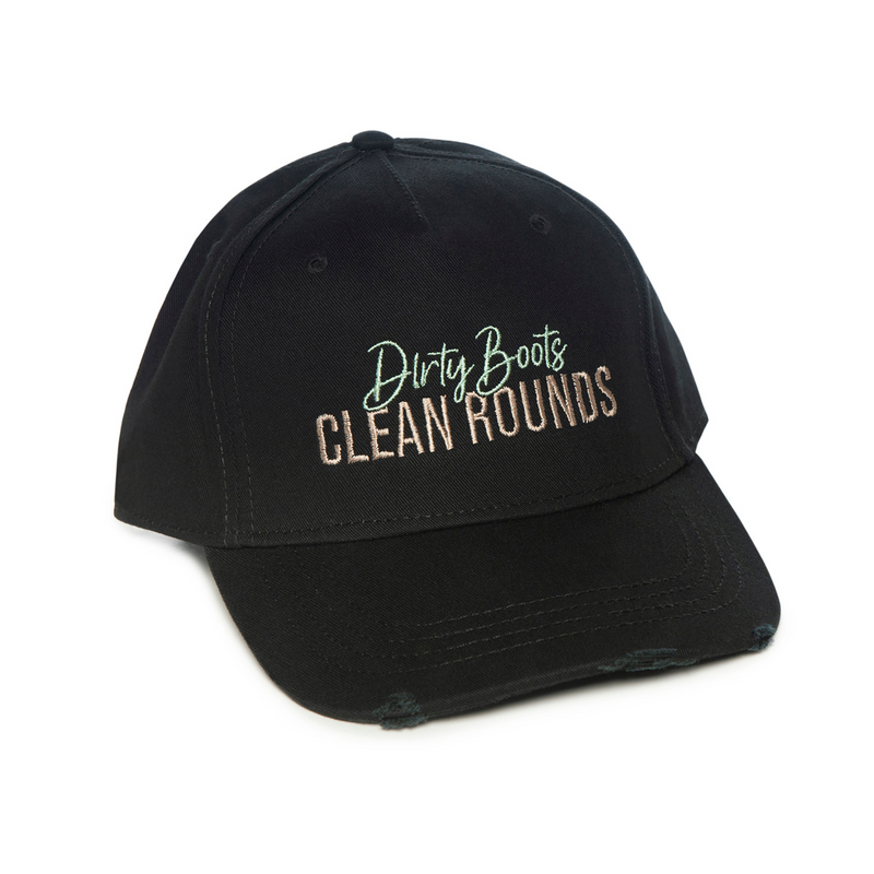 Ride Black Dirty Boots Clean Rounds Cap