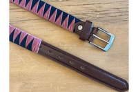 DFG Equestrian Pink with Blue Velvet Belt