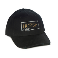 Ride Black Horse Dad Cap