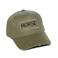 Ride Green Horse Dad Cap