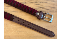 DFG Equestrian Burgundy with Brown Velvet Belt