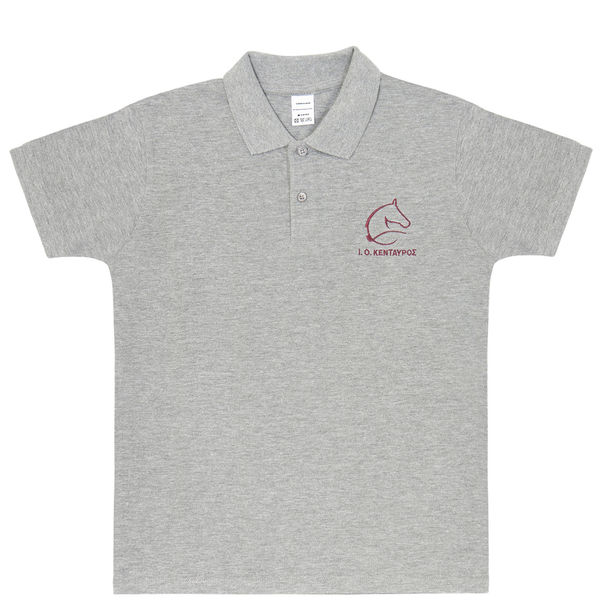 Men ALKB Grey Polo Shirt