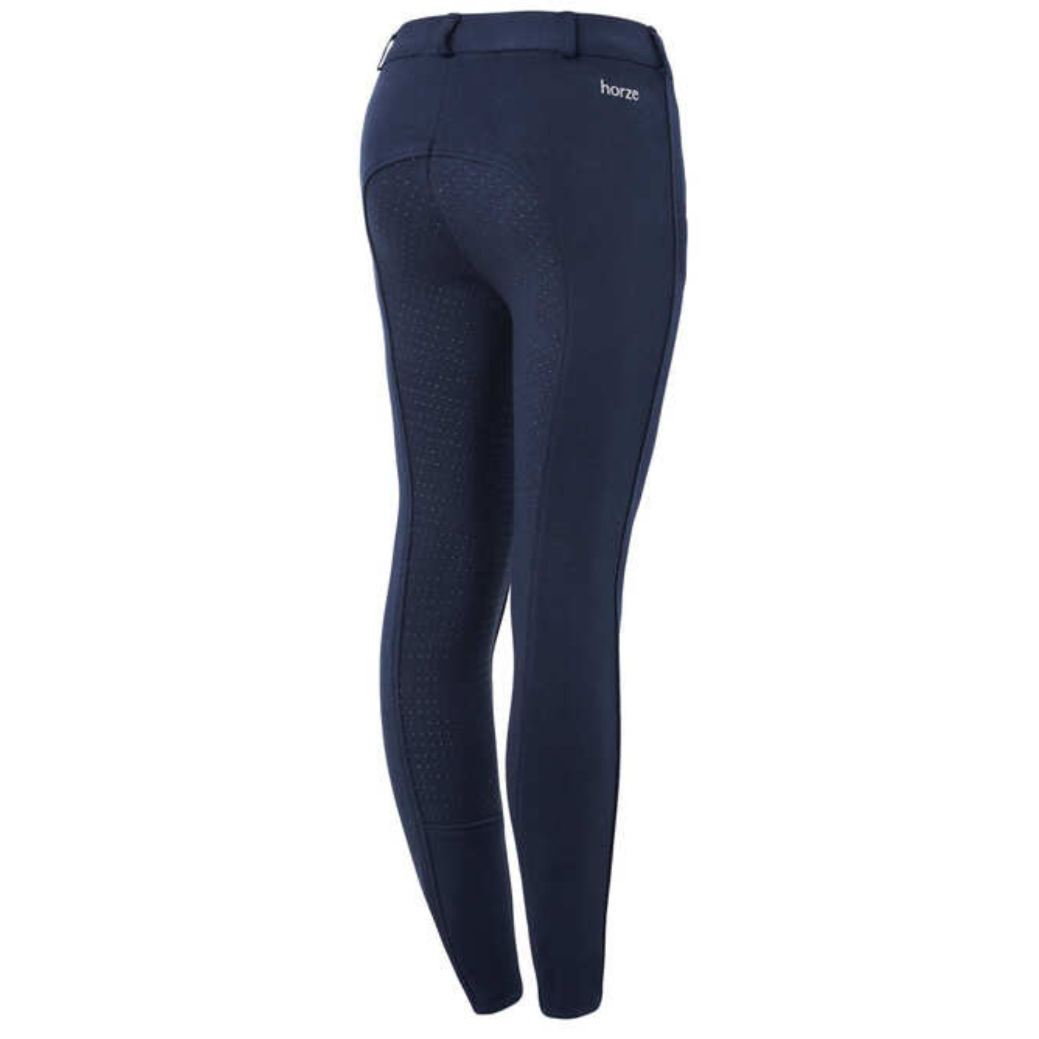 Horze Blue Kids Active Silicone Grip Full Seat Breeches