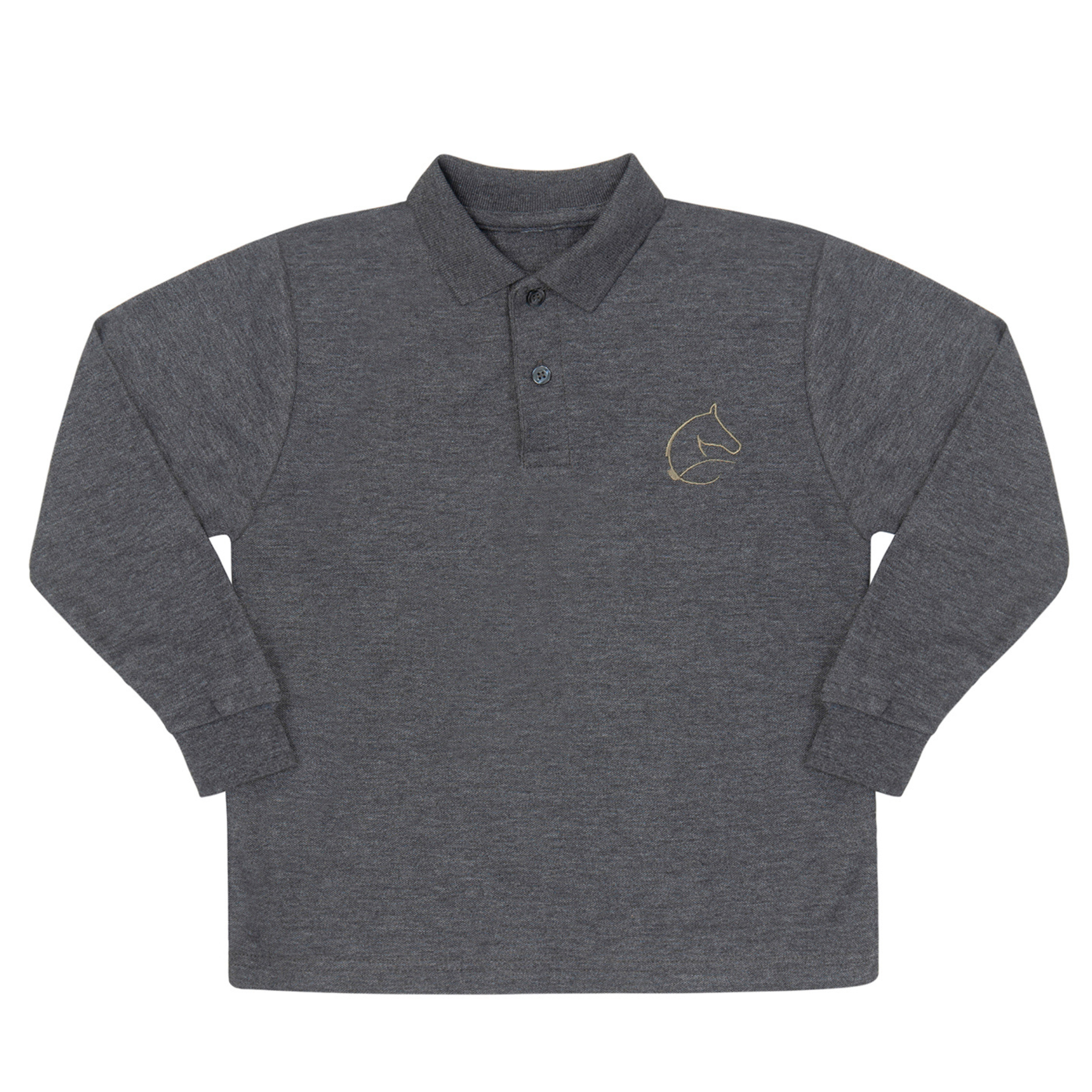 Boy ALKB Grey Polo Shirt