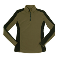 Kid's Green Jasper Active Winter Training Shirt