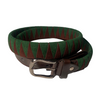 DFG Equestrian Green with Brown Velvet Belt