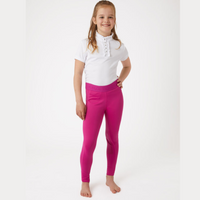 Horze Madison Kids Silicone Full Seat Tights Pink