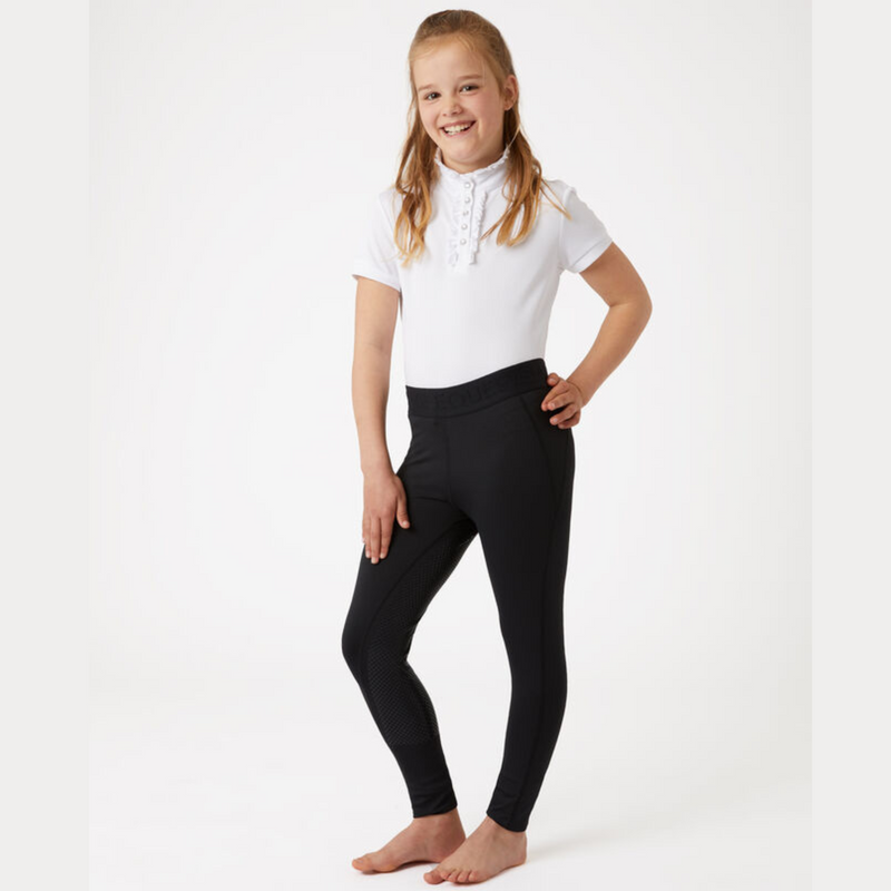 Horze Madison Kids Silicone Full Seat Tights Black