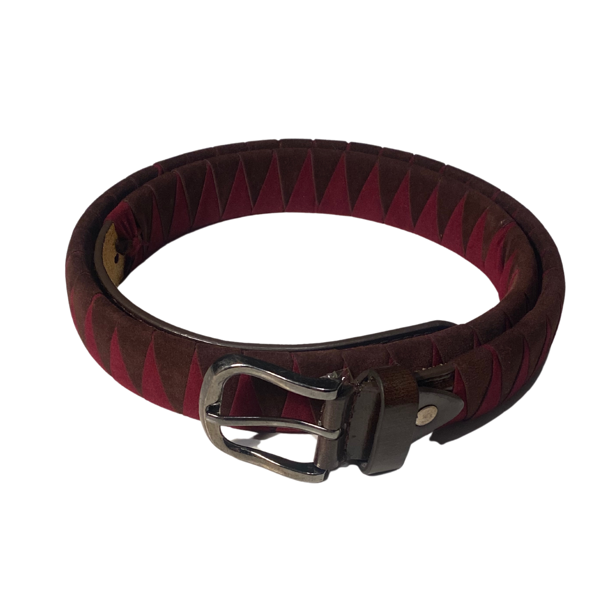 DFG Equestrian Burgundy with Brown Velvet Belt