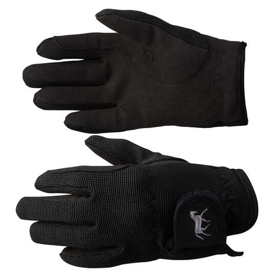 Horze Kids Stretch Gloves Black