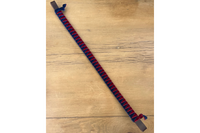 DFG Equestrian Burgundy with Blue Velvet Browband