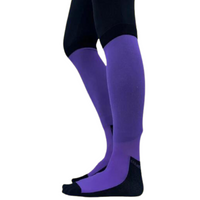 Dreamers & Schemers Solid Purple Riding Socks