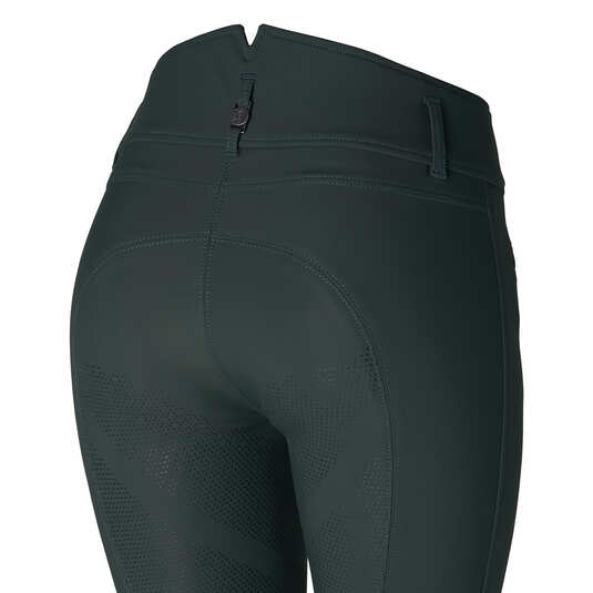 Horze B Vertigo Tiffany Thermo Silicone Full Seat Breeches Navy for Women