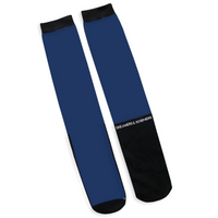 Dreamers & Schemers Solid Blue Riding Socks