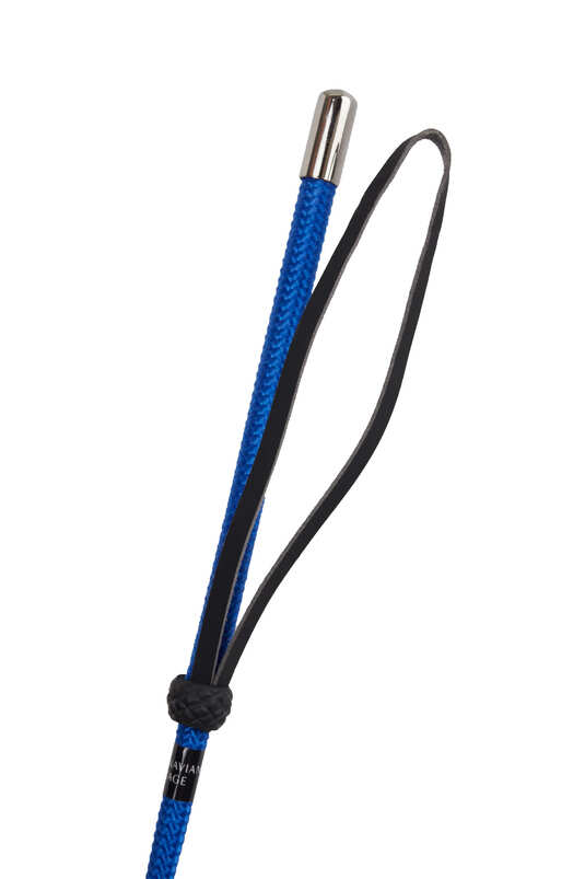 Horze Young Rider Riding Whip Blue