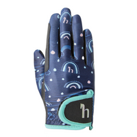 Horze Blue Rainbow Kids' Riding Gloves