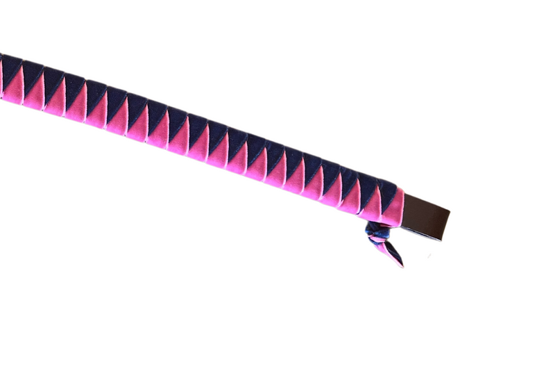 DFG Equestrian Fuchsia with Blue Velvet Browband