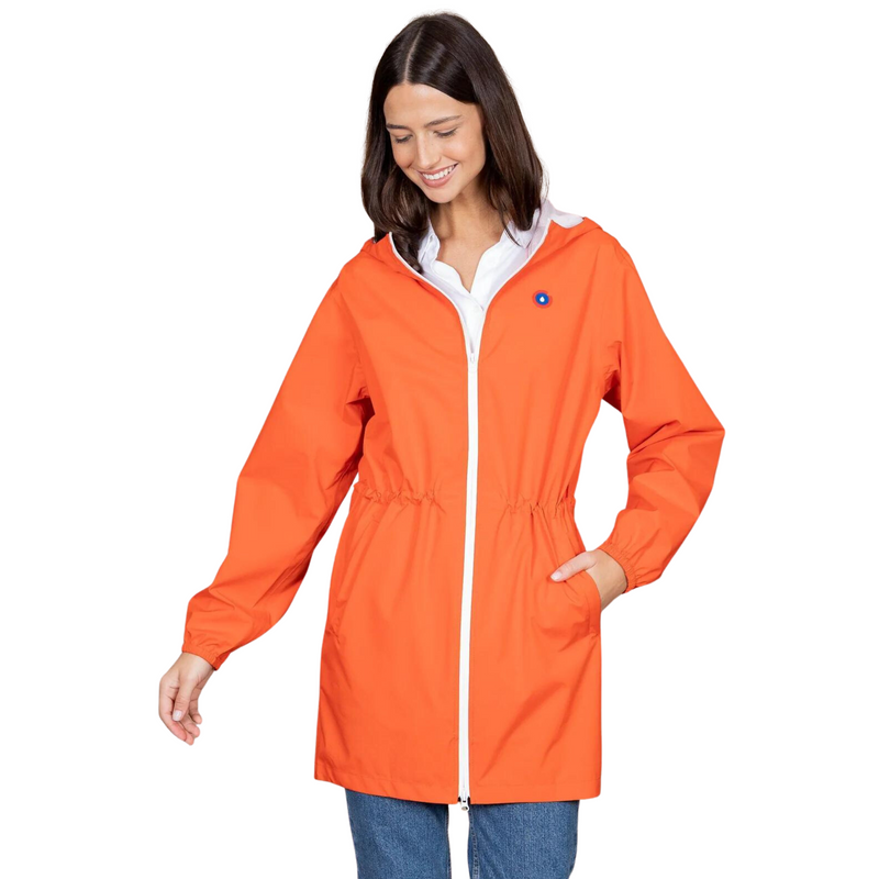 Flotte Waterproof Long Jacket Unisex Tomato Raincoat