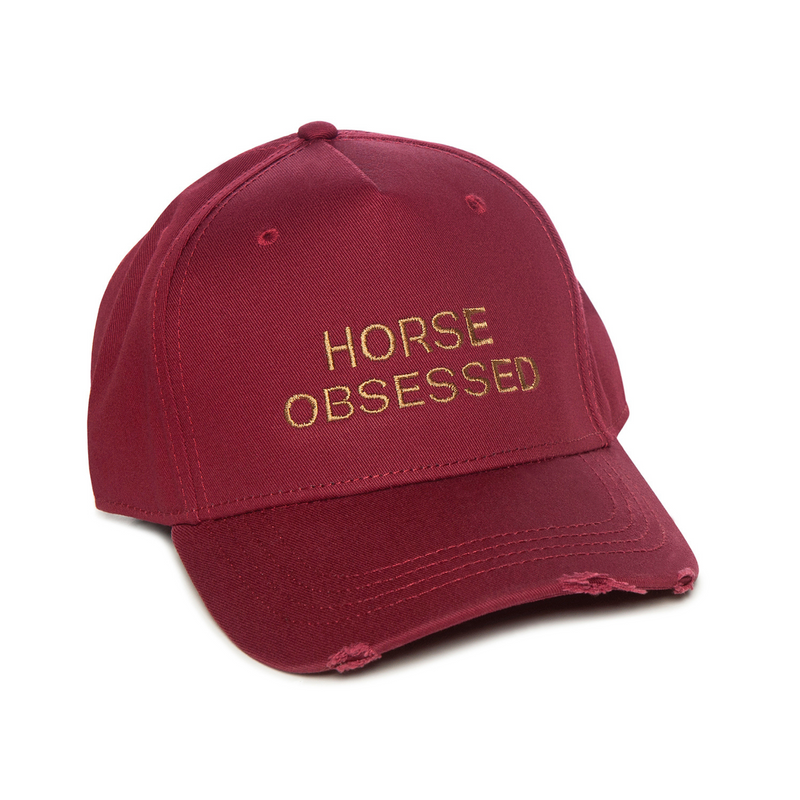 Ride Bordeaux Horse Obsessed Cap