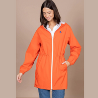 Flotte Waterproof Long Jacket Unisex Tomato Raincoat