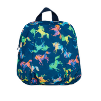 Bleecker & Love Blue Horse Fun Backpack