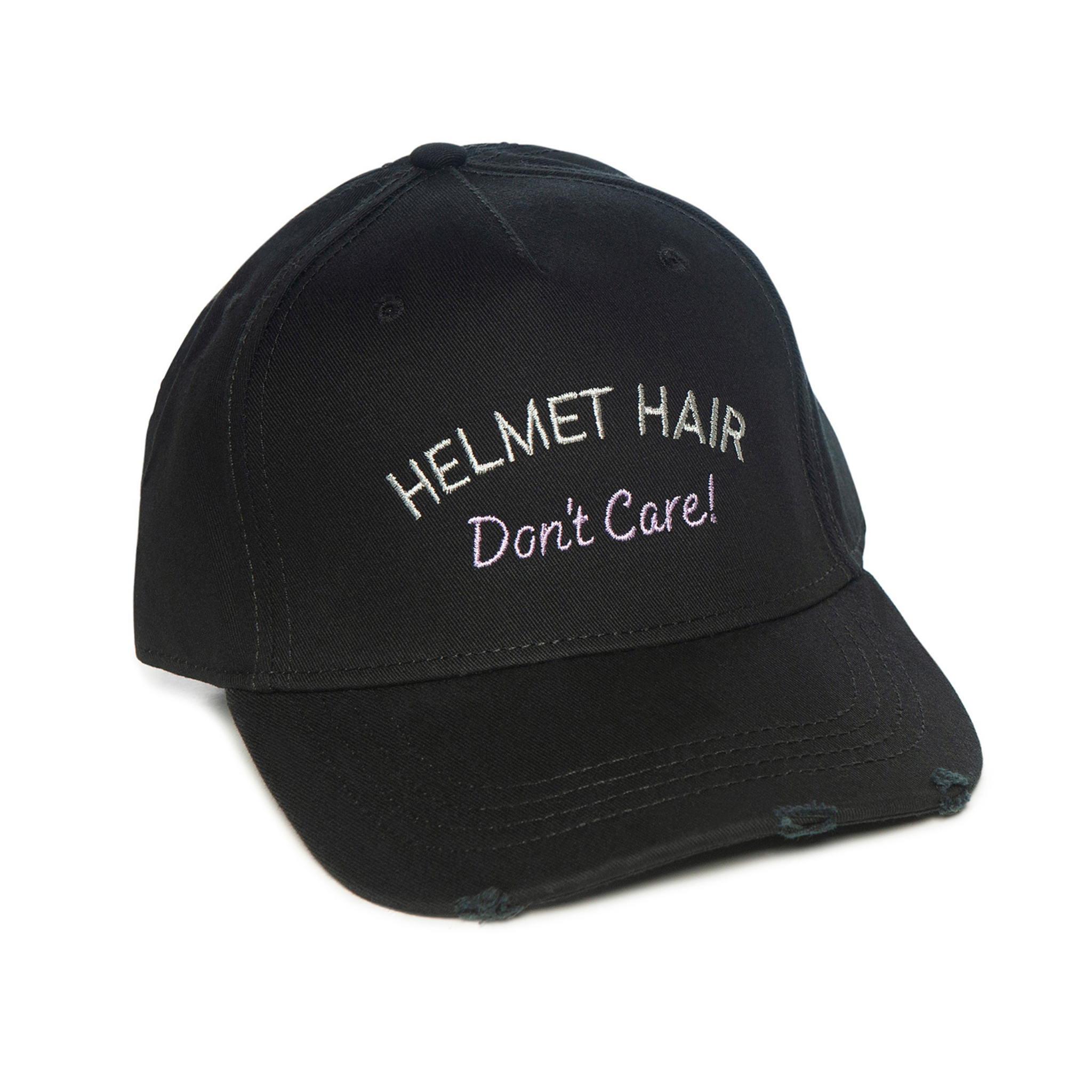 Ride Black Helmet Hair Don't Care Cap