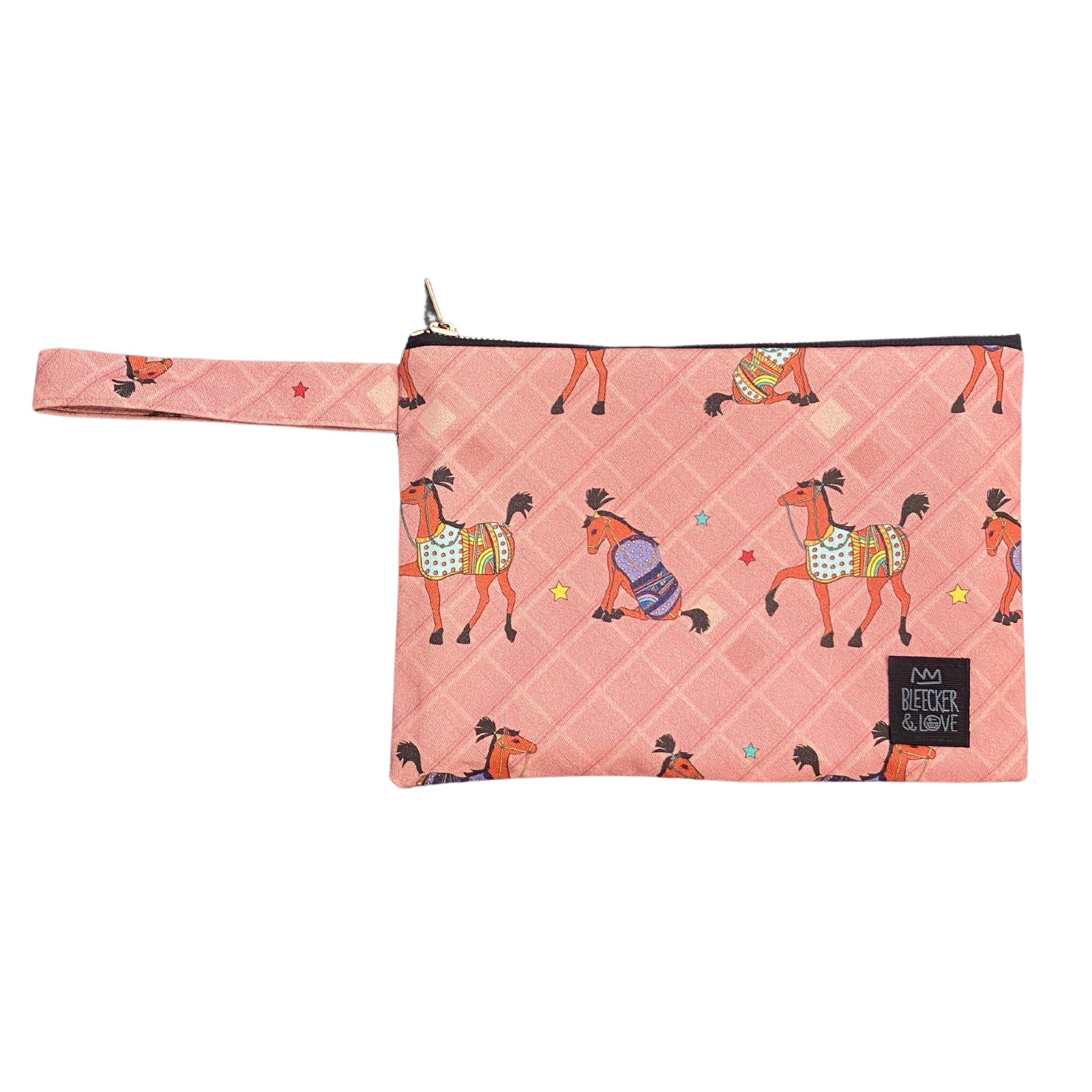 Bleecker & Love Pink Klelia Art Bag