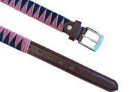 DFG Equestrian Pink with Blue Velvet Belt