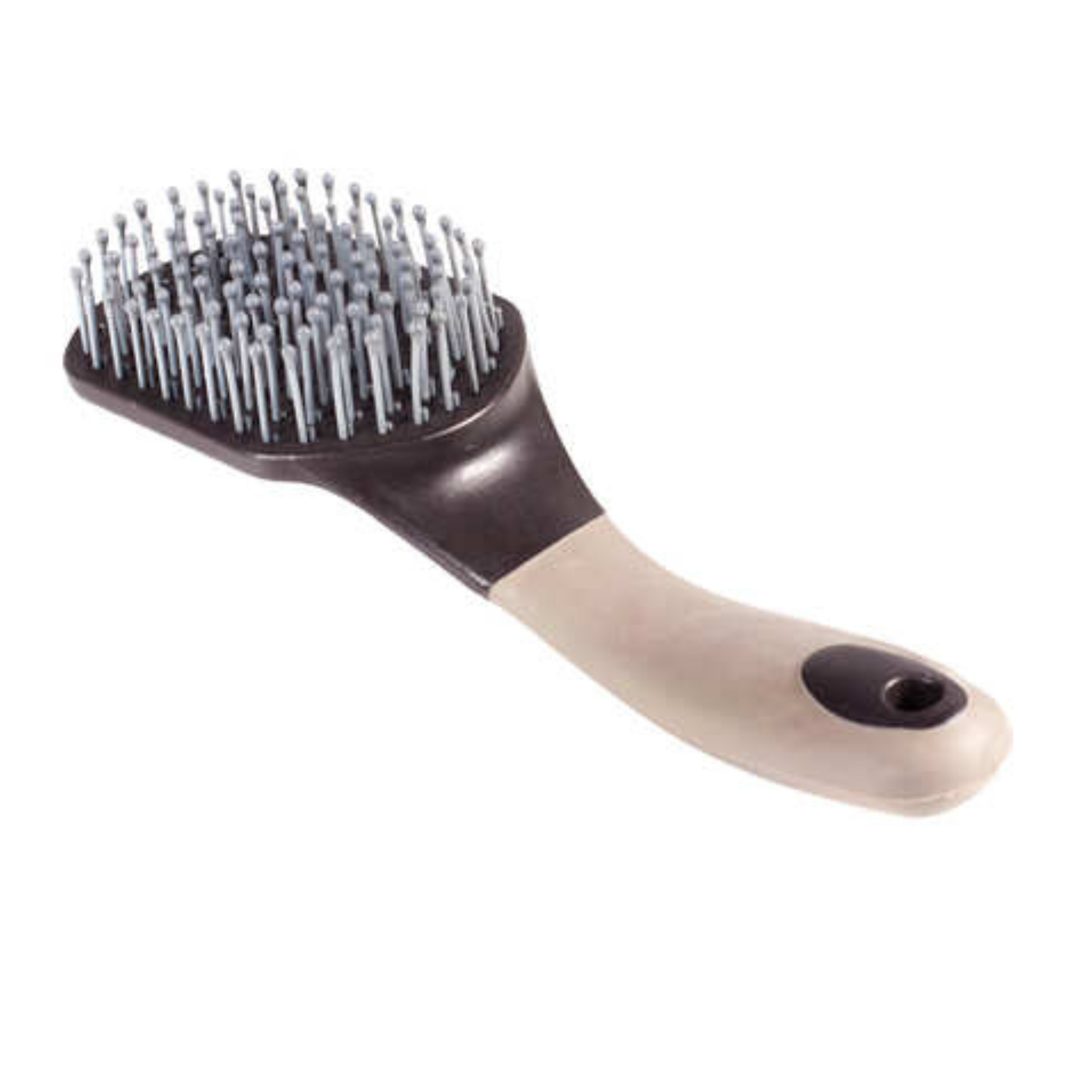 Horze Brown Softgrip Brush for Mane and Tail