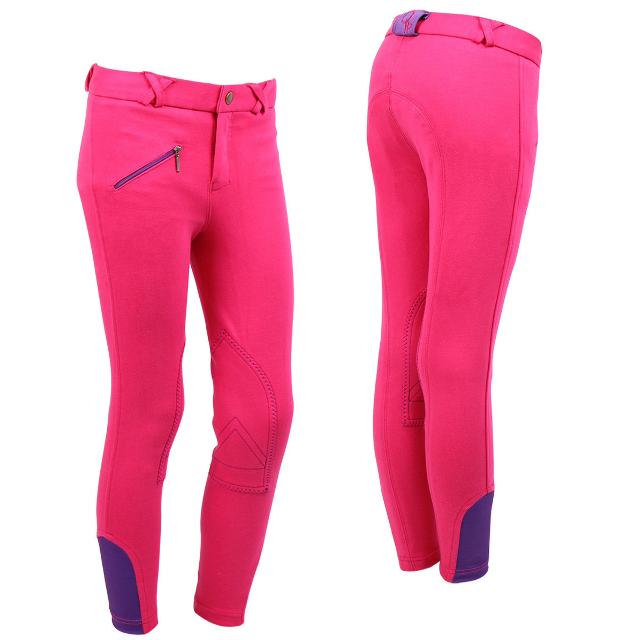 QHP Pink Junior Breeches