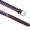 DFG Equestrian Pink with Blue Velvet Belt